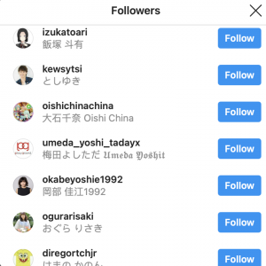 instagram Japanese followers