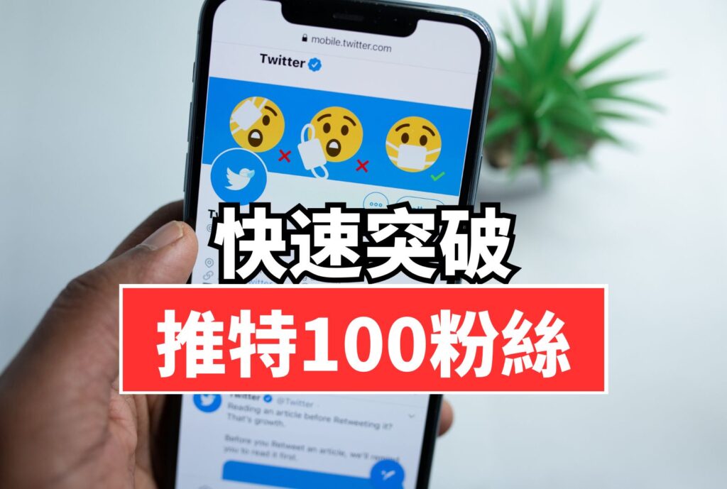 推特100粉絲