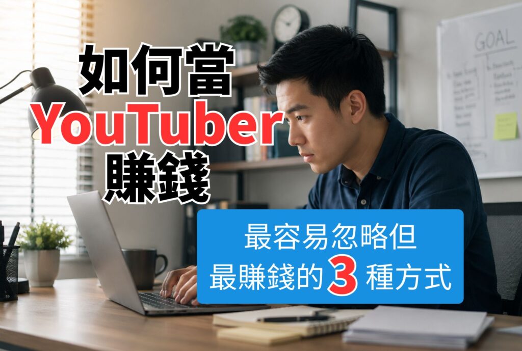 如何當YouTuber賺錢