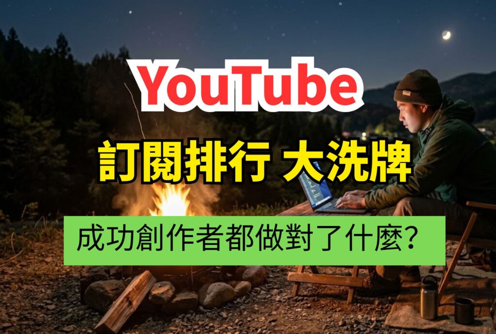 yt訂閱排行 大洗牌